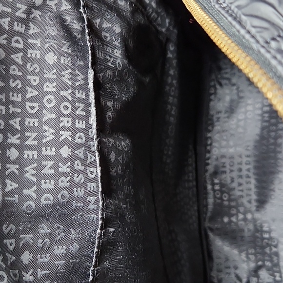 Kate Spade Black Quilted Backpack - Picture 9 of 12